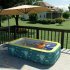 Baby Pvc Inflatable Swimming Pool Home Foldable Pool Inflatable Kids Play Bathing Tub Toy blue 1 5 meters