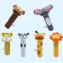Baby Rattle Cute Cartoon Animal BB Stick Hand Bell Rattle Soft Toddler Plush Toys for 0 3 Years Kids giraffe
