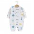 Baby Romper Infant Cotton Long Sleeves Cute Printing Breathable Jumpsuit For 0 1 Years Old Boys Girls Little animal 3 6M 66cm