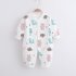 Baby Romper Infant Cotton Long Sleeves Cute Printing Breathable Jumpsuit For 0 1 Years Old Boys Girls animal kingdom 9 12M 80cm