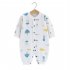 Baby Romper Infant Cotton Long Sleeves Cute Printing Breathable Jumpsuit For 0 1 Years Old Boys Girls colored heart shape 6 9M 73CM