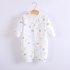 Baby Romper Infant Cotton Long Sleeves Cute Printing Breathable Jumpsuit For 0 1 Years Old Boys Girls cup bottle 6 9M 73CM