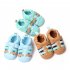 Baby Sandals Soft Sole Anti slip Princess Shoes Pu Leather Low Top Breathable First Walkers Shoes For Boys Girls blue 3 6M sole length 11cm