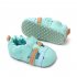 Baby Sandals Soft Sole Anti slip Princess Shoes Pu Leather Low Top Breathable First Walkers Shoes For Boys Girls blue 3 6M sole length 11cm