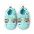 Baby Sandals Soft Sole Anti slip Princess Shoes Pu Leather Low Top Breathable First Walkers Shoes For Boys Girls blue 6 9M sole length 12cm
