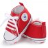 Baby Shoes Soft Sole Fashion Canvas Infant Toddler Sports Leisure Shoes Pink 13CM