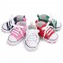 Baby Shoes Soft Sole Fashion Canvas Infant Toddler Sports Leisure Shoes red 11CM