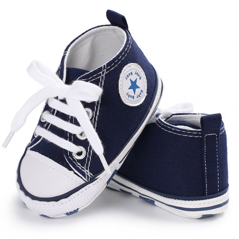 Baby Soft Sports Leisure Shoes Dark Blue 12CM