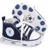 Baby Shoes Soft Sole Fashion Canvas Infant Toddler Sports Leisure Shoes  Dark Blue 12CM