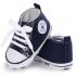 Baby Shoes Soft Sole Fashion Canvas Infant Toddler Sports Leisure Shoes Pink 12CM