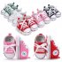 Baby Shoes Soft Sole Fashion Canvas Infant Toddler Sports Leisure Shoes Pink 12CM