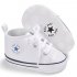 Baby Shoes Soft Sole Fashion Canvas Infant Toddler Sports Leisure Shoes Pink 12CM