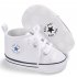 Baby Shoes Soft Sole Fashion Canvas Infant Toddler Sports Leisure Shoes Pink 12CM