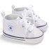 Baby Shoes Soft Sole Fashion Canvas Infant Toddler Sports Leisure Shoes Pink 12CM