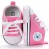 Baby Shoes Soft Sole Fashion Canvas Infant Toddler Sports Leisure Shoes Pink 12CM