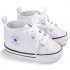 Baby Shoes Soft Sole Fashion Canvas Infant Toddler Sports Leisure Shoes Pink 12CM