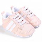 Baby Shoes Spring and Autumn Sports Soft soled Toddler Shoes for 0 18M Babies Pink white border 11