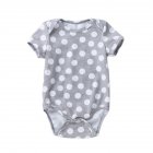 Baby Short Sleeves Bodysuit Sweet Printing Breathable Romper For 0-2 Years Old Boys Girls GBA041 0-3M S/59