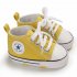 Baby Soft Soled Shoes Canvas Breathable Shoes yellow 12CM bottom length