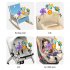 Baby Stroller Arch Toys With Sound Adjustable Infant Crib Animal Foldable Travel Car Seat Sensory Toy For 0 1 Years Old Boys Girls Gifts HE0305