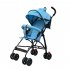 Baby Stroller With Cartoon Pattren Multi color Four wheel Foldable Lightweight Baby Carriage black