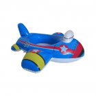 Baby Swimming Float Seat Portable Cartoon Infant Swimming Float Water Party Supplies For Boys Girls Party Gifts blue fighter