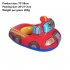Baby Swimming Float Seat Portable Cartoon Infant Swimming Float Water Party Supplies For Boys Girls Party Gifts black police car
