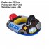 Baby Swimming Float Seat Portable Cartoon Infant Swimming Float Water Party Supplies For Boys Girls Party Gifts black police car