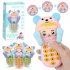 Baby Teether Toy Face Music Smartphone Baby Light Music Early Education Story Machine Toy Green teether face phone 150g
