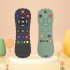Baby Teething Toys Remote Control Shape Silicone Molar Stick Teether Chew Toys For 3  Months Infant Toddlers light green