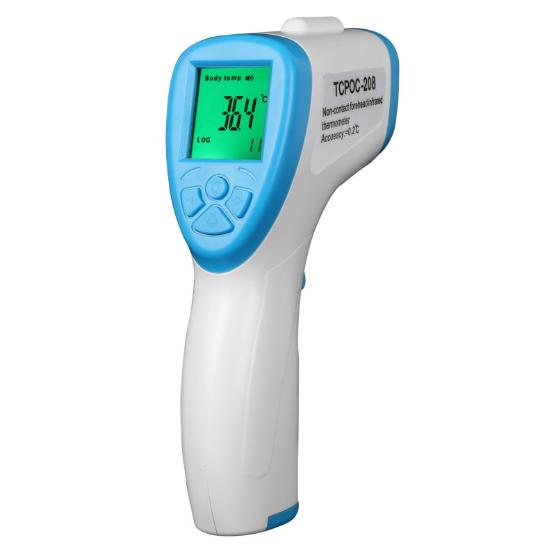 Baby Thermometer Infrared Non-Contact Forehead Digital Thermometer for Kids Adults White blue