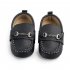 Baby Toddler Shoes Cute Pu Leather Anti slip Soft Sole Breathable Low Top Casual Infant Walking Shoes black 6 12month 12cm 54g
