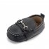 Baby Toddler Shoes Cute Pu Leather Anti slip Soft Sole Breathable Low Top Casual Infant Walking Shoes black 12 18month 13cm 62 6g