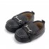 Baby Toddler Shoes Cute Pu Leather Anti slip Soft Sole Breathable Low Top Casual Infant Walking Shoes Dark blue 0 6month 11cm 50 2g