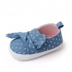 Baby Toddler Shoes Infant Anti slip Soft Soles Low Top Sneaker Cute Printing Breathable Shoes For 3 12 Months Kids blue stripes 3 6M sole length 11cm