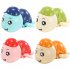 Baby Wind up Clockwork Playing Toys Cute Cartoon Animal Shape Toy For Kids Dolphin red