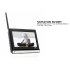 Baby monitor with wireless nightvision camera   monitor your baby easily with clear image even in darkness with this baby monitor 