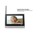 Baby monitor with wireless nightvision camera   monitor your baby easily with clear image even in darkness with this baby monitor 