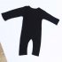 Baby s Jumpsuit Cotton Cartoon Animal Pattern Print Romper for 0 3 Years Old Babies black 100cm