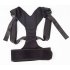 Back Corrector Adjustable Humpback Correction Adult Sitting Posture Support Correction Belt black One size