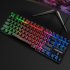Backlight  Keyboard Laptop Computer Office Typing Wired External USB Portable Membrane 87 Keys Gaming Keyboard Black