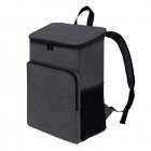 Backpack Cooler, Ice Chest Backpack With Leak-proof Lining, Adjustable Shoulder Straps, Breathable Back Panel, Large Zippered Opening Insulated Backpack black