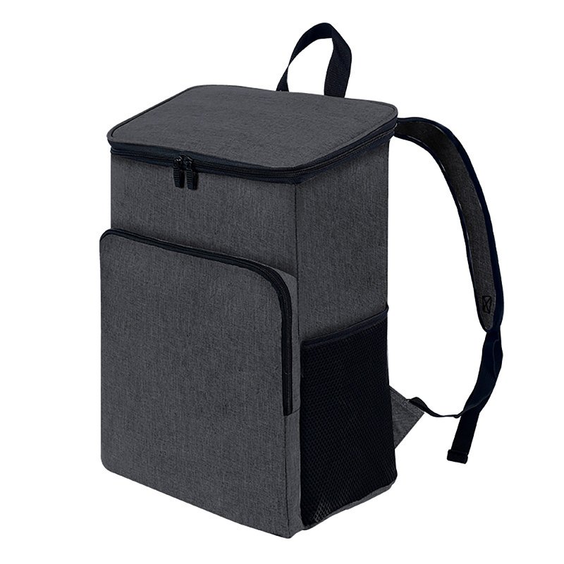 Backpack Cooler, Ice Chest Backpack With Leak-proof Lining, Adjustable Shoulder Straps, Breathable Back Panel, Large Zippered Opening Insulated Backpack black