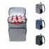 Backpack Cooler  Ice Chest Backpack With Leak proof Lining  Adjustable Shoulder Straps  Breathable Back Panel  Large Zippered Opening Insulated Backpack grey