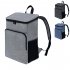 Backpack Cooler  Ice Chest Backpack With Leak proof Lining  Adjustable Shoulder Straps  Breathable Back Panel  Large Zippered Opening Insulated Backpack grey