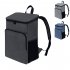 Backpack Cooler  Ice Chest Backpack With Leak proof Lining  Adjustable Shoulder Straps  Breathable Back Panel  Large Zippered Opening Insulated Backpack grey