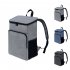 Backpack Cooler  Ice Chest Backpack With Leak proof Lining  Adjustable Shoulder Straps  Breathable Back Panel  Large Zippered Opening Insulated Backpack grey