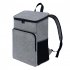 Backpack Cooler  Ice Chest Backpack With Leak proof Lining  Adjustable Shoulder Straps  Breathable Back Panel  Large Zippered Opening Insulated Backpack grey