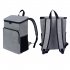 Backpack Cooler  Ice Chest Backpack With Leak proof Lining  Adjustable Shoulder Straps  Breathable Back Panel  Large Zippered Opening Insulated Backpack grey