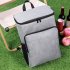 Backpack Cooler  Ice Chest Backpack With Leak proof Lining  Adjustable Shoulder Straps  Breathable Back Panel  Large Zippered Opening Insulated Backpack grey